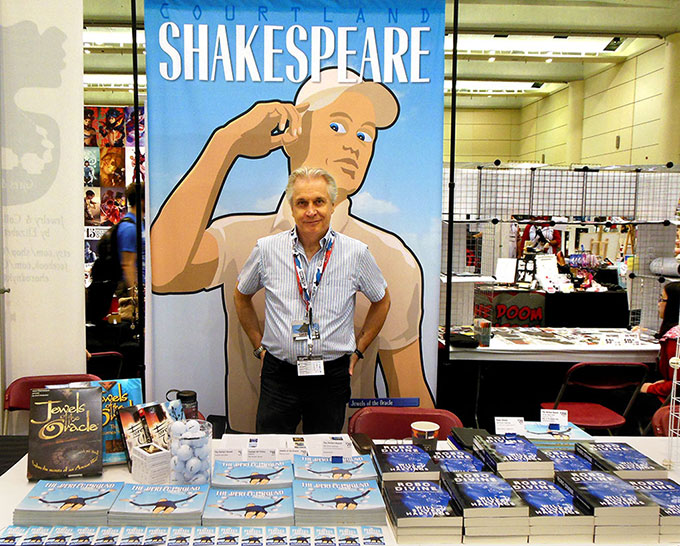 Fan Expo 2015 Courtland Shakespeare dealer table